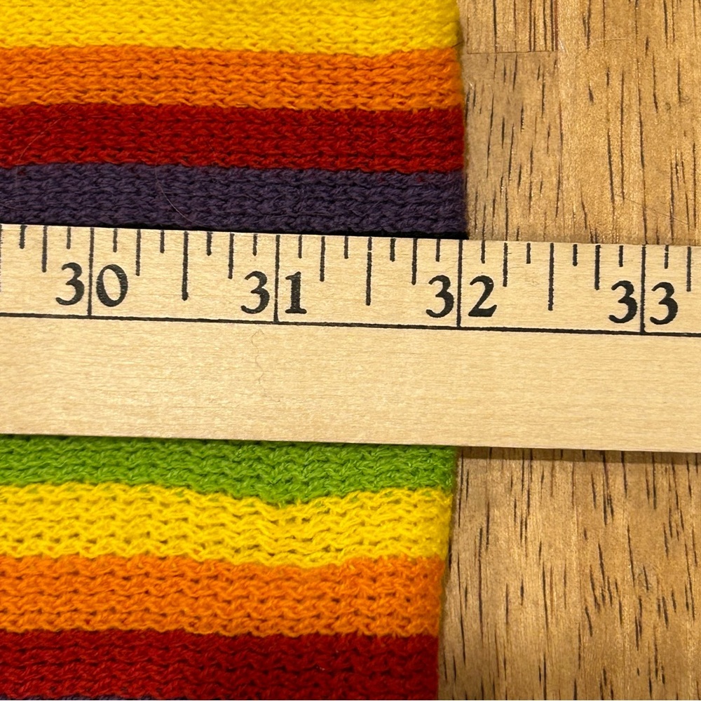 Multi Colored Winter Knit Scarf - image 3